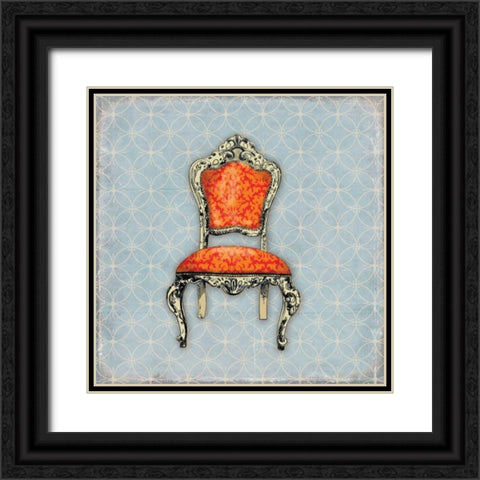 BergÃ¨re III Black Ornate Wood Framed Art Print with Double Matting by PI Studio