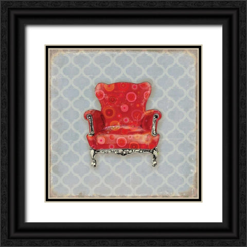 BergÃ¨re IV Black Ornate Wood Framed Art Print with Double Matting by PI Studio