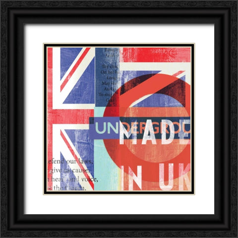 UK Black Ornate Wood Framed Art Print with Double Matting by PI Studio