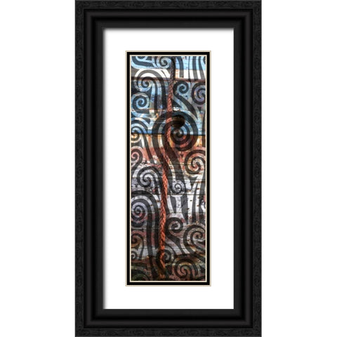 Anonymity I Black Ornate Wood Framed Art Print with Double Matting by PI Studio