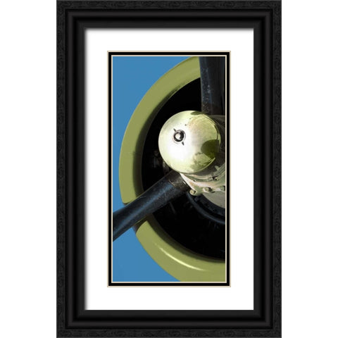 Aeronautical IV Black Ornate Wood Framed Art Print with Double Matting by PI Studio