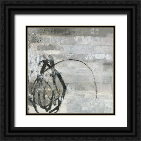 Soft Touch II Black Ornate Wood Framed Art Print with Double Matting by PI Studio