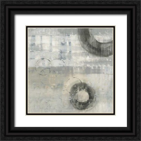 Soft Touch IV Black Ornate Wood Framed Art Print with Double Matting by PI Studio