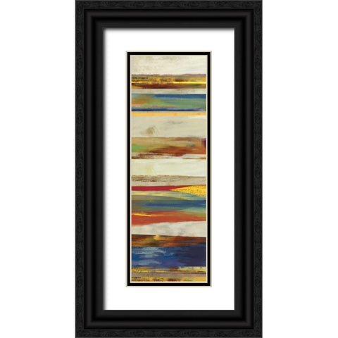 Composition II Black Ornate Wood Framed Art Print with Double Matting by PI Studio