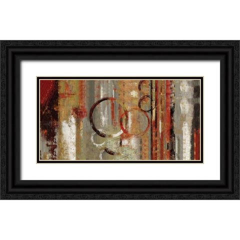 Portage I Black Ornate Wood Framed Art Print with Double Matting by PI Studio