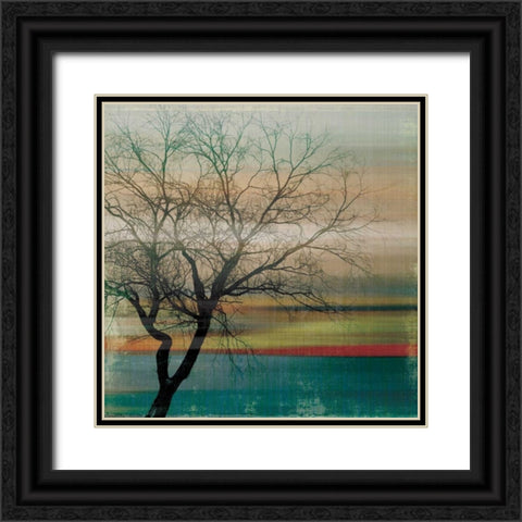 Harmony II Black Ornate Wood Framed Art Print with Double Matting by PI Studio