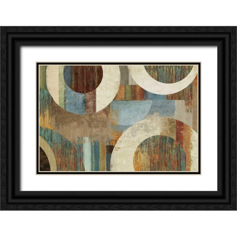 Gisel II Black Ornate Wood Framed Art Print with Double Matting by PI Studio