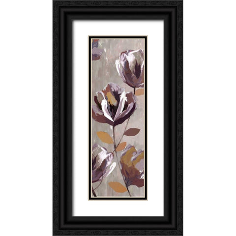 Cameroon Floral I Black Ornate Wood Framed Art Print with Double Matting by PI Studio