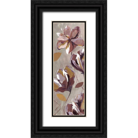 Cameroon Floral II Black Ornate Wood Framed Art Print with Double Matting by PI Studio