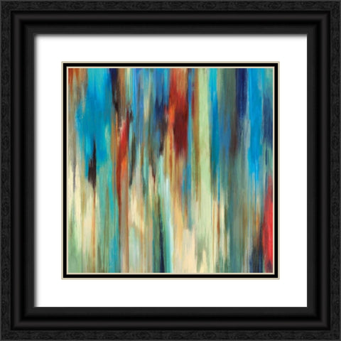 Aurora II - Z Gallerie Black Ornate Wood Framed Art Print with Double Matting by PI Studio