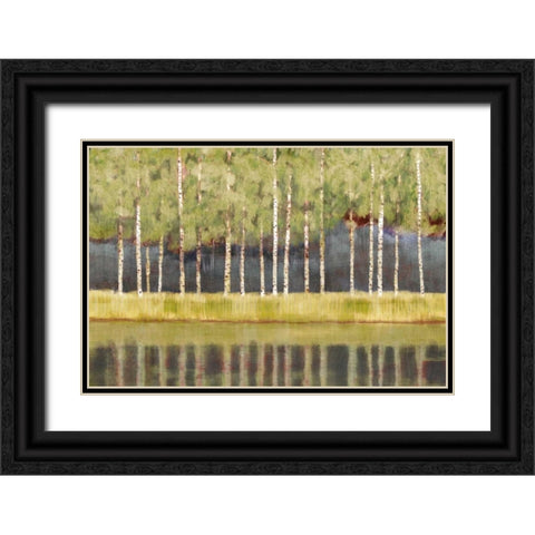 Luscious Morning Black Ornate Wood Framed Art Print with Double Matting by PI Studio