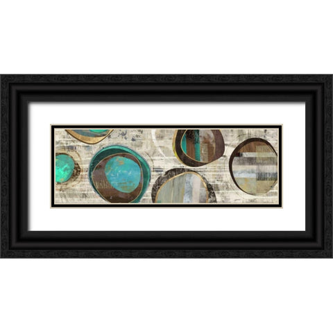 Stem Speckled II Black Ornate Wood Framed Art Print with Double Matting by PI Studio