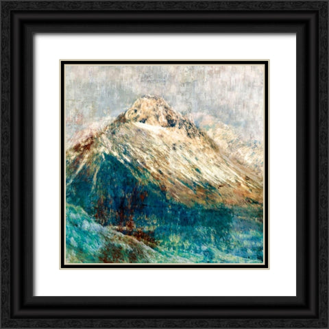 Mountain I Black Ornate Wood Framed Art Print with Double Matting by PI Studio