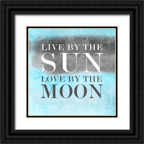 Live BG II Black Ornate Wood Framed Art Print with Double Matting by PI Studio