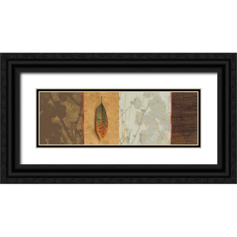 Leaf Song Black Ornate Wood Framed Art Print with Double Matting by Pearce, Allison