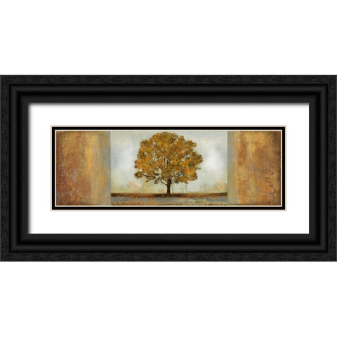 Elusive Treescape I Black Ornate Wood Framed Art Print with Double Matting by Pearce, Allison