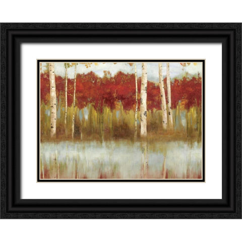 The Edge I Black Ornate Wood Framed Art Print with Double Matting by Pearce, Allison