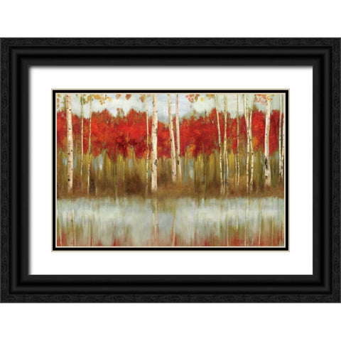 The Edge Black Ornate Wood Framed Art Print with Double Matting by Pearce, Allison