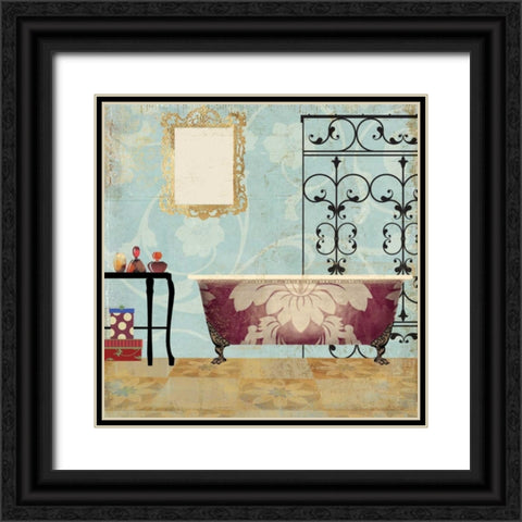 Chateau I Black Ornate Wood Framed Art Print with Double Matting by Pearce, Allison