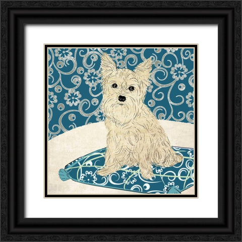 Francesca Black Ornate Wood Framed Art Print with Double Matting by Pearce, Allison