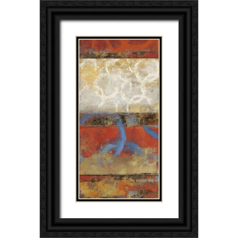 Converted I Black Ornate Wood Framed Art Print with Double Matting by Pearce, Allison