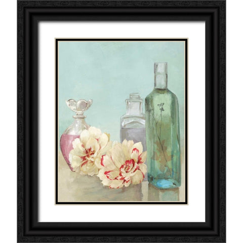 Relaxing Spa - Mini Black Ornate Wood Framed Art Print with Double Matting by Pearce, Allison