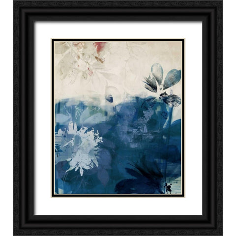 Unquiet Stone II Black Ornate Wood Framed Art Print with Double Matting by PI Galerie
