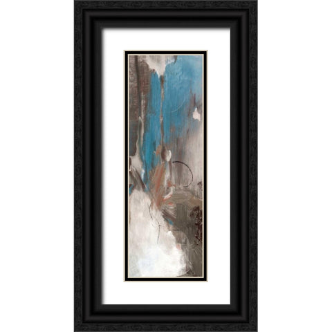 Infinite Currents IV Black Ornate Wood Framed Art Print with Double Matting by PI Galerie