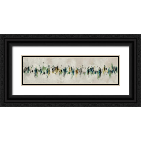Light as Water Black Ornate Wood Framed Art Print with Double Matting by PI Galerie