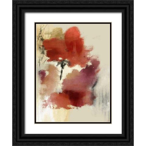 Sensual Black Ornate Wood Framed Art Print with Double Matting by PI Galerie