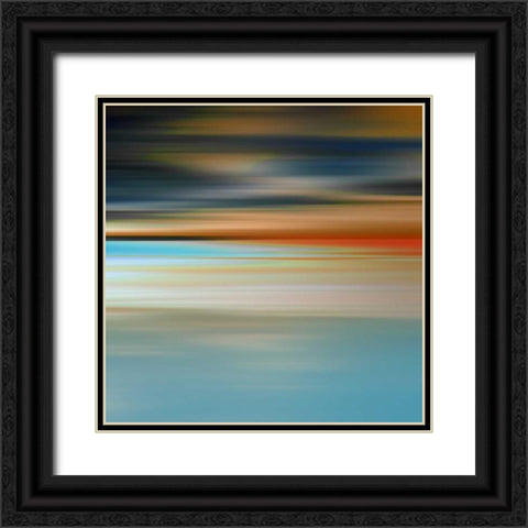 Blurred Landscape II Black Ornate Wood Framed Art Print with Double Matting by PI Galerie