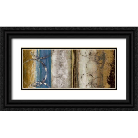 Modern Bouquet I Black Ornate Wood Framed Art Print with Double Matting by PI Galerie