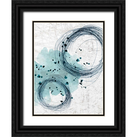 Close Black Ornate Wood Framed Art Print with Double Matting by PI Galerie