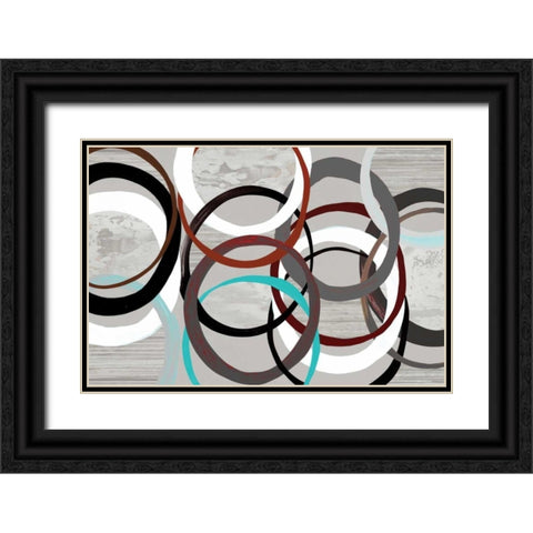 Alterior Motives I Black Ornate Wood Framed Art Print with Double Matting by PI Galerie