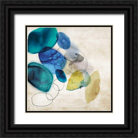 Breezy  Black Ornate Wood Framed Art Print with Double Matting by PI Galerie