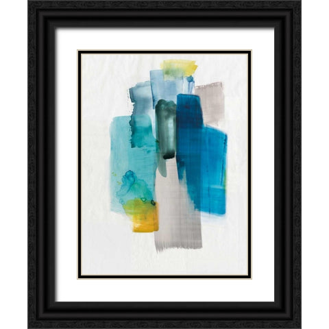 Paper Magic Black Ornate Wood Framed Art Print with Double Matting by PI Galerie