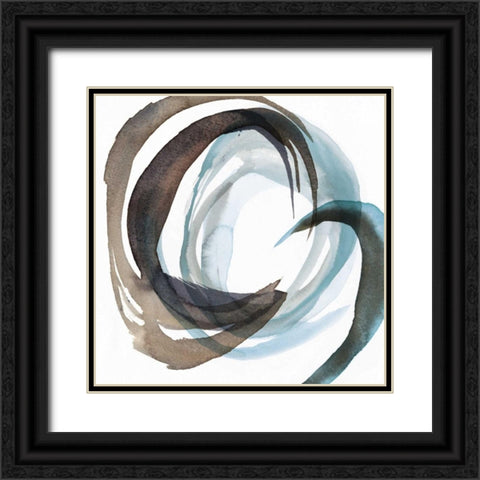 Overture I Black Ornate Wood Framed Art Print with Double Matting by PI Galerie