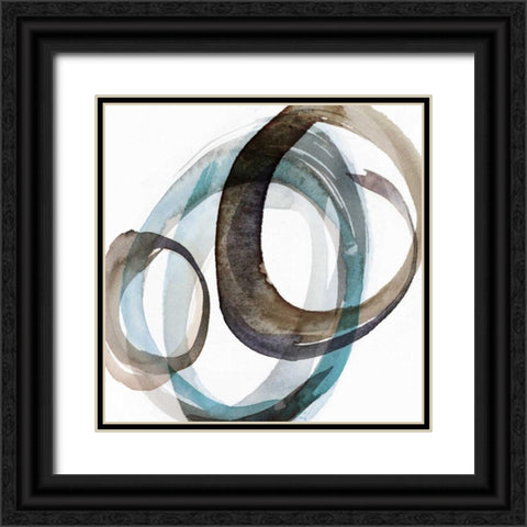 Overture II Black Ornate Wood Framed Art Print with Double Matting by PI Galerie