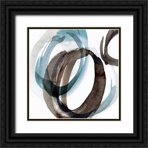 Overture III Black Ornate Wood Framed Art Print with Double Matting by PI Galerie