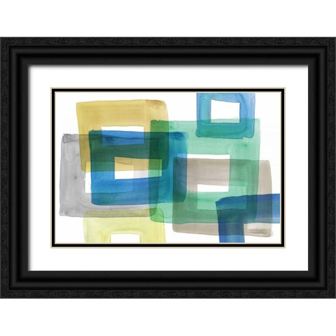 Rodeo I Black Ornate Wood Framed Art Print with Double Matting by PI Galerie