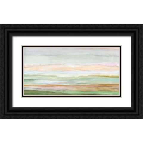 Pursuit Black Ornate Wood Framed Art Print with Double Matting by PI Galerie