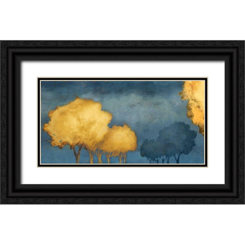 Golden Trust Black Ornate Wood Framed Art Print with Double Matting by PI Galerie