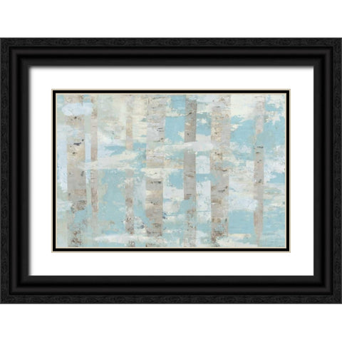 LImestone Forest  Black Ornate Wood Framed Art Print with Double Matting by PI Galerie