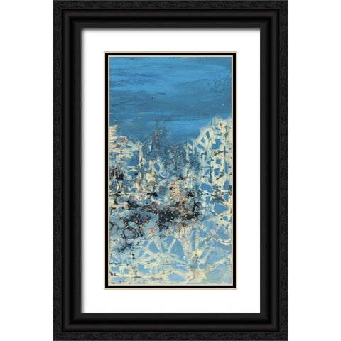 Treading Water I Black Ornate Wood Framed Art Print with Double Matting by PI Galerie