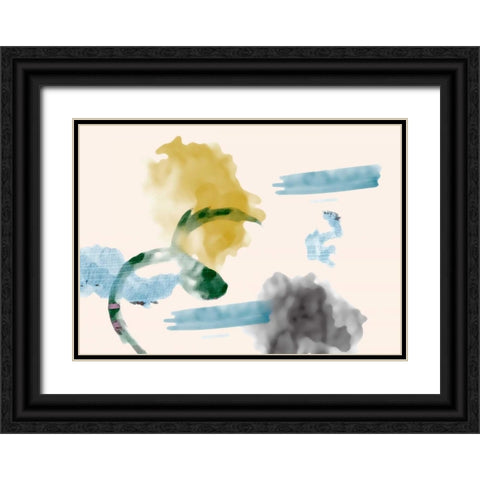 Your Smile I Black Ornate Wood Framed Art Print with Double Matting by PI Galerie