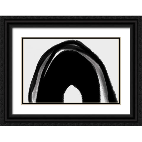 Edges I Black Ornate Wood Framed Art Print with Double Matting by PI Galerie