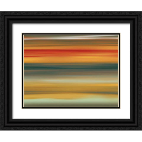 Fit II Black Ornate Wood Framed Art Print with Double Matting by PI Galerie