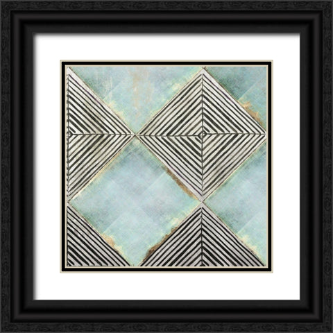 Revival Black Ornate Wood Framed Art Print with Double Matting by PI Studio