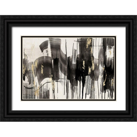 Percussion Black Ornate Wood Framed Art Print with Double Matting by PI Studio