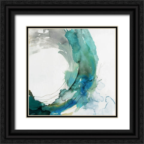 Round of Splash II  Black Ornate Wood Framed Art Print with Double Matting by PI Studio